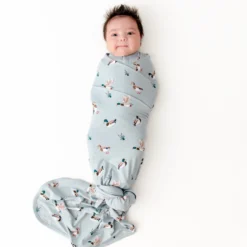 Swaddle Blanket in Mallard Duck