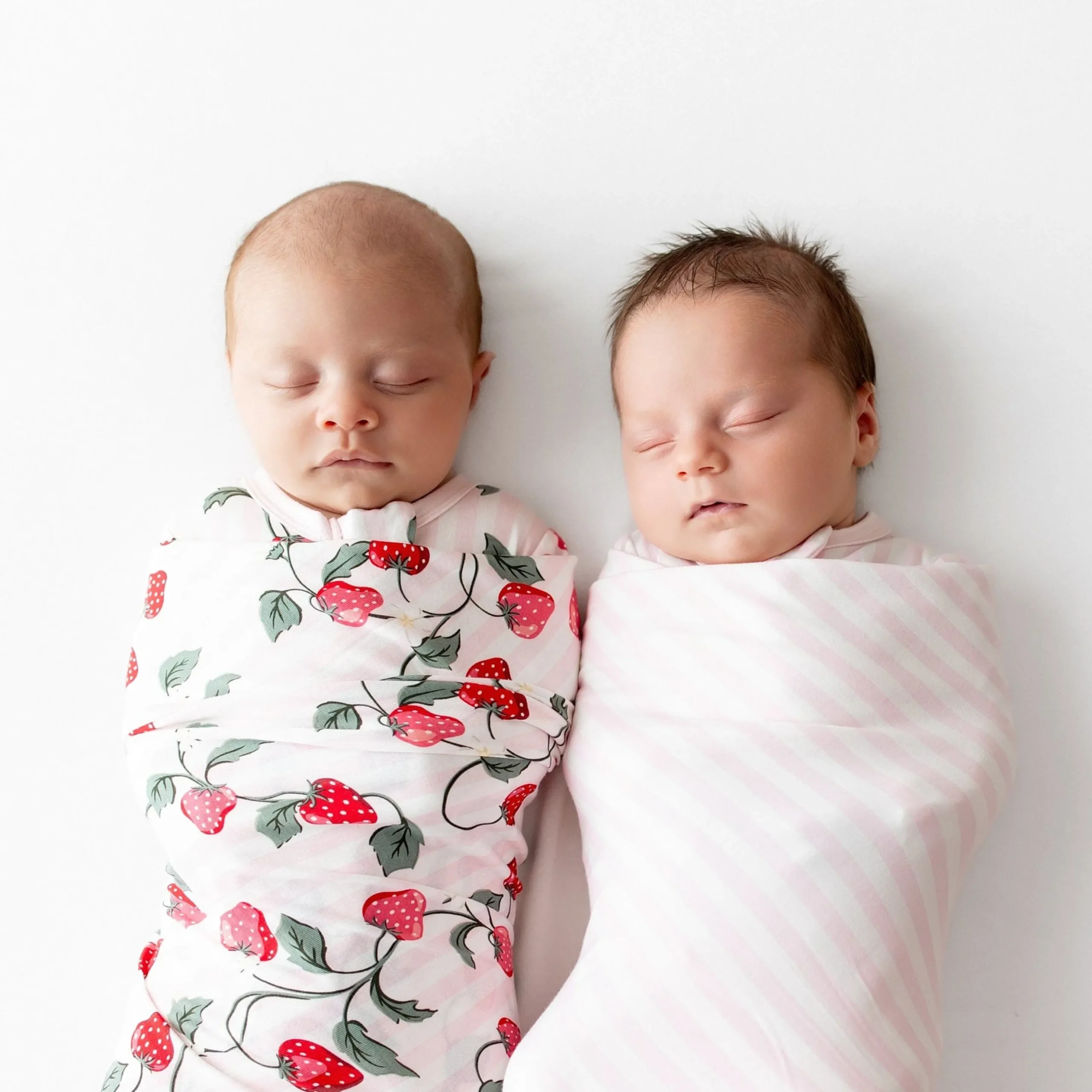 Swaddle Blanket in Strawberry Fields