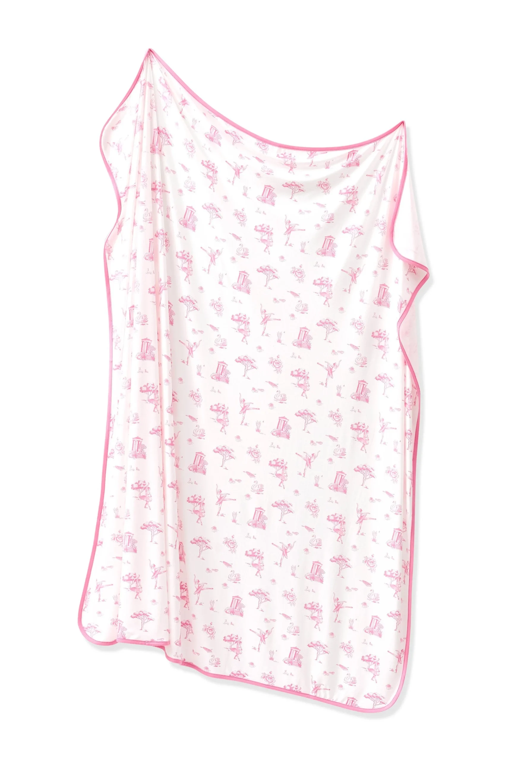 Swaddle Blanket in Toile Ballet