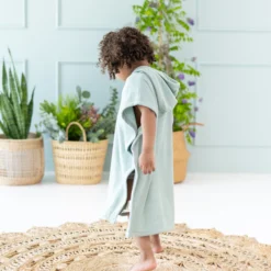 Swim Poncho in Sage