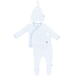 Take Me Home Set with Cap in Small Mist Stripe