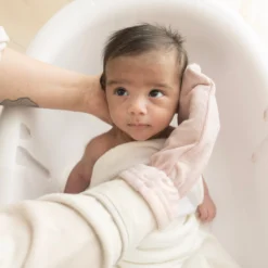Terry Bath Mitt in Blush