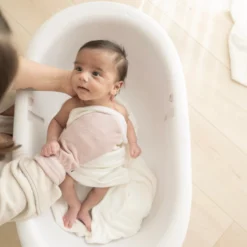 Terry Bath Mitt in Blush