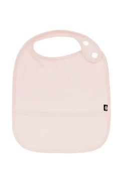Terry Pocket Bib in Blush