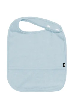 Terry Pocket Bib in Fog