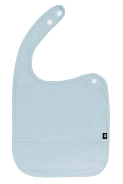 Terry Pocket Bib in Fog