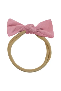 Tiny Nylon Bow in Apple Blossom