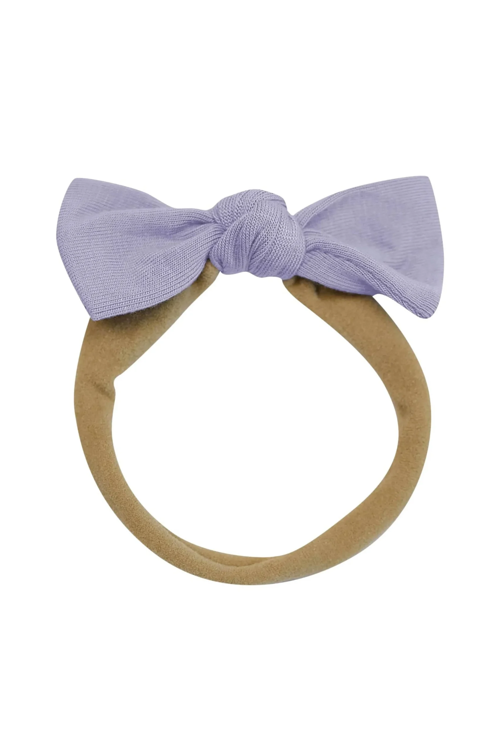 Tiny Nylon Bow in Taro