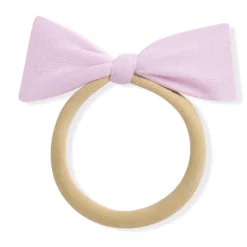 Tiny Nylon Bow in Thistle