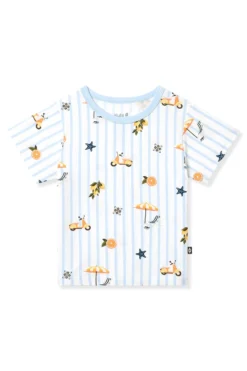 Toddler Basic Tee in Amalfi Coast
