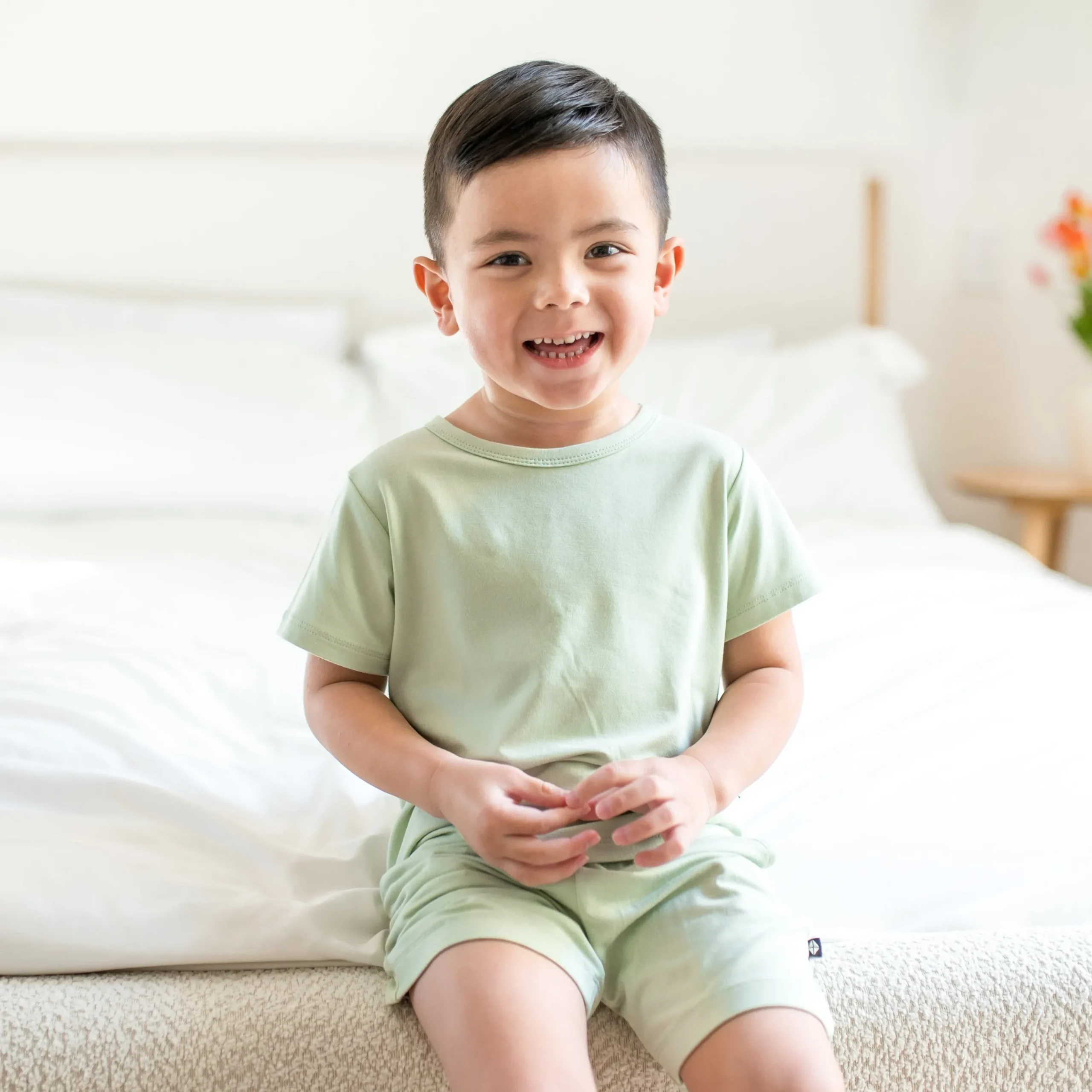 Toddler Basic Tee in Basil
