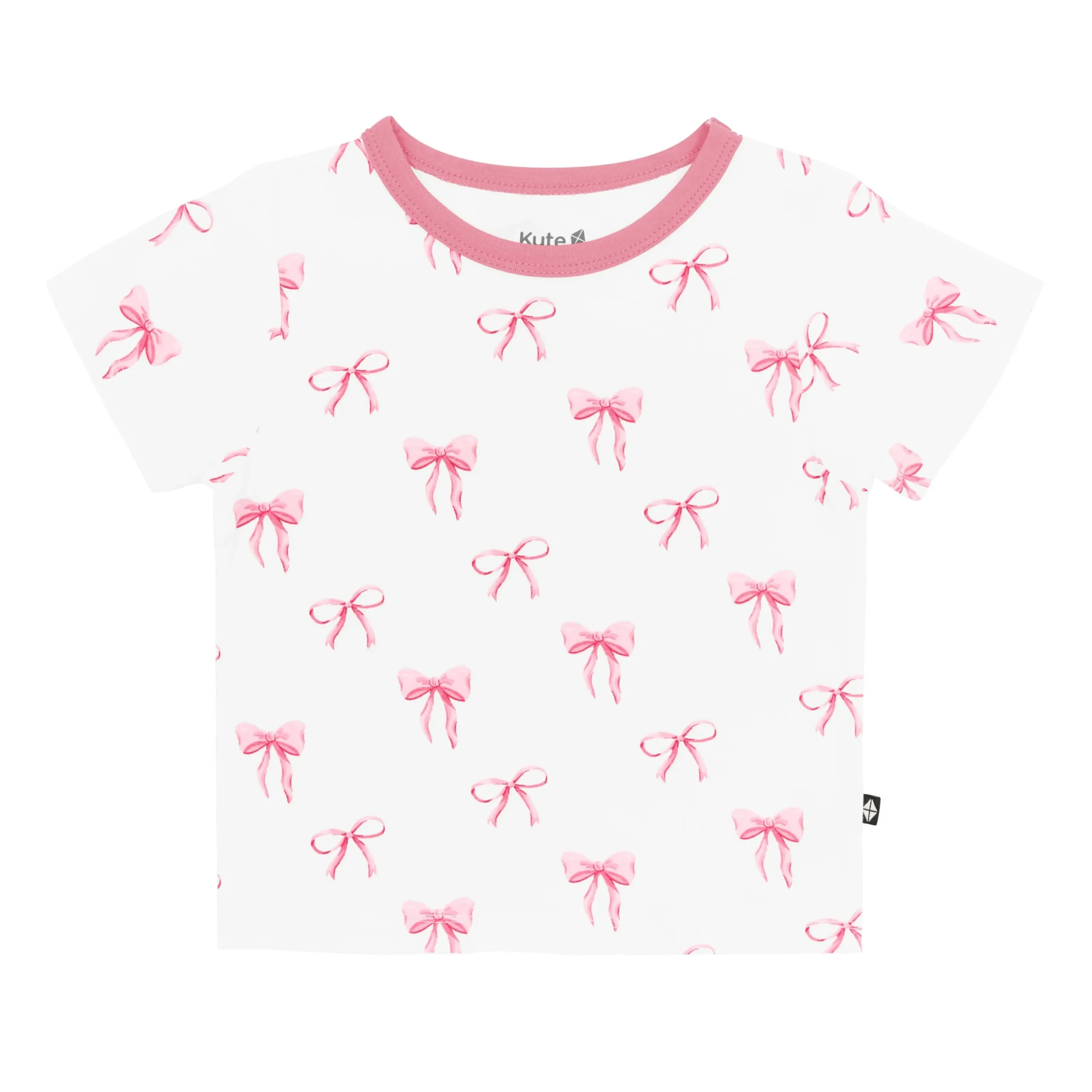 Toddler Basic Tee in Bow