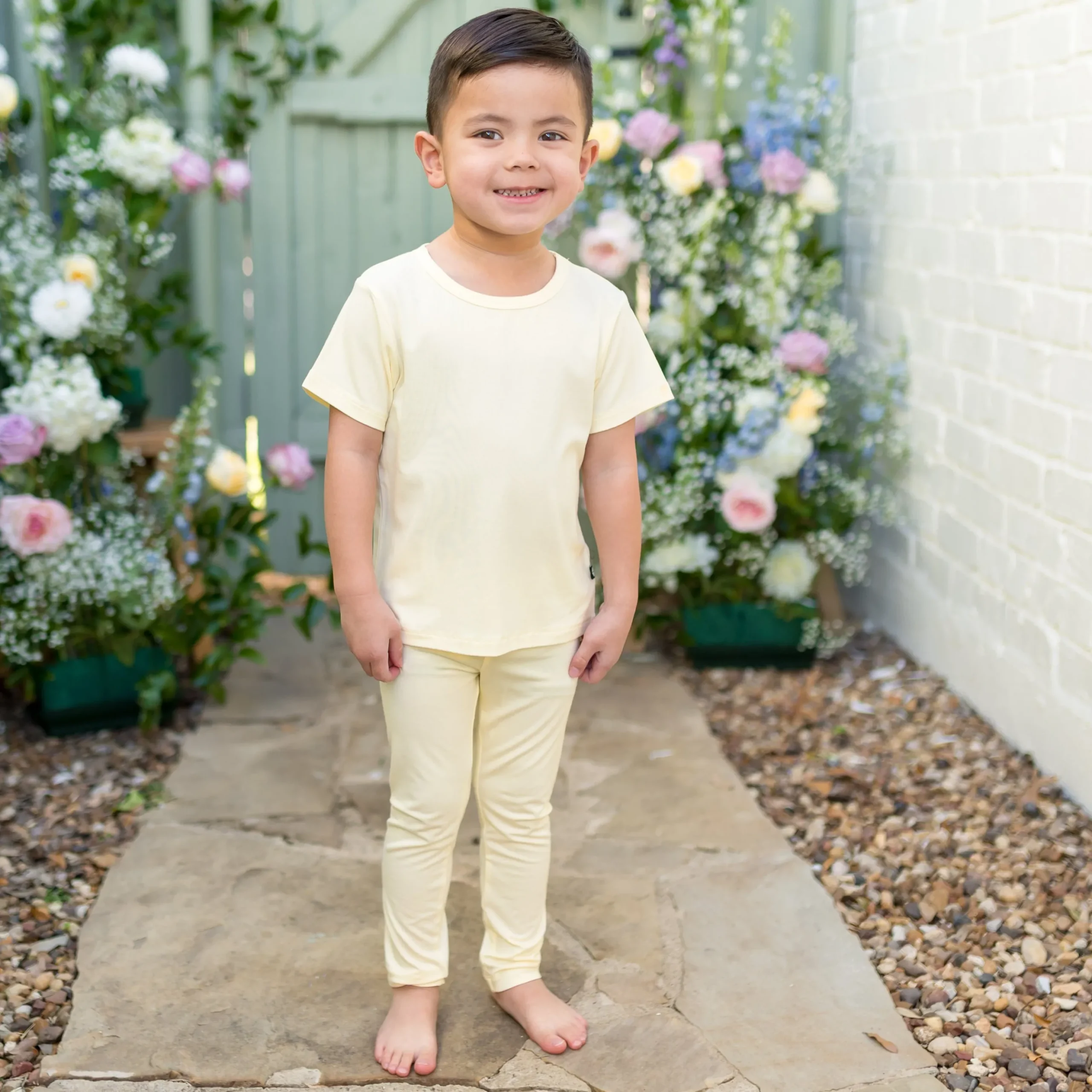 Toddler Basic Tee in Chamomile