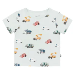 Toddler Basic Tee in City Vehicles