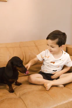 Toddler Basic Tee in Dachshund