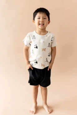 Toddler Basic Tee in Fluffy Cat