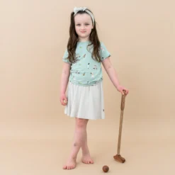 Toddler Basic Tee in Golf