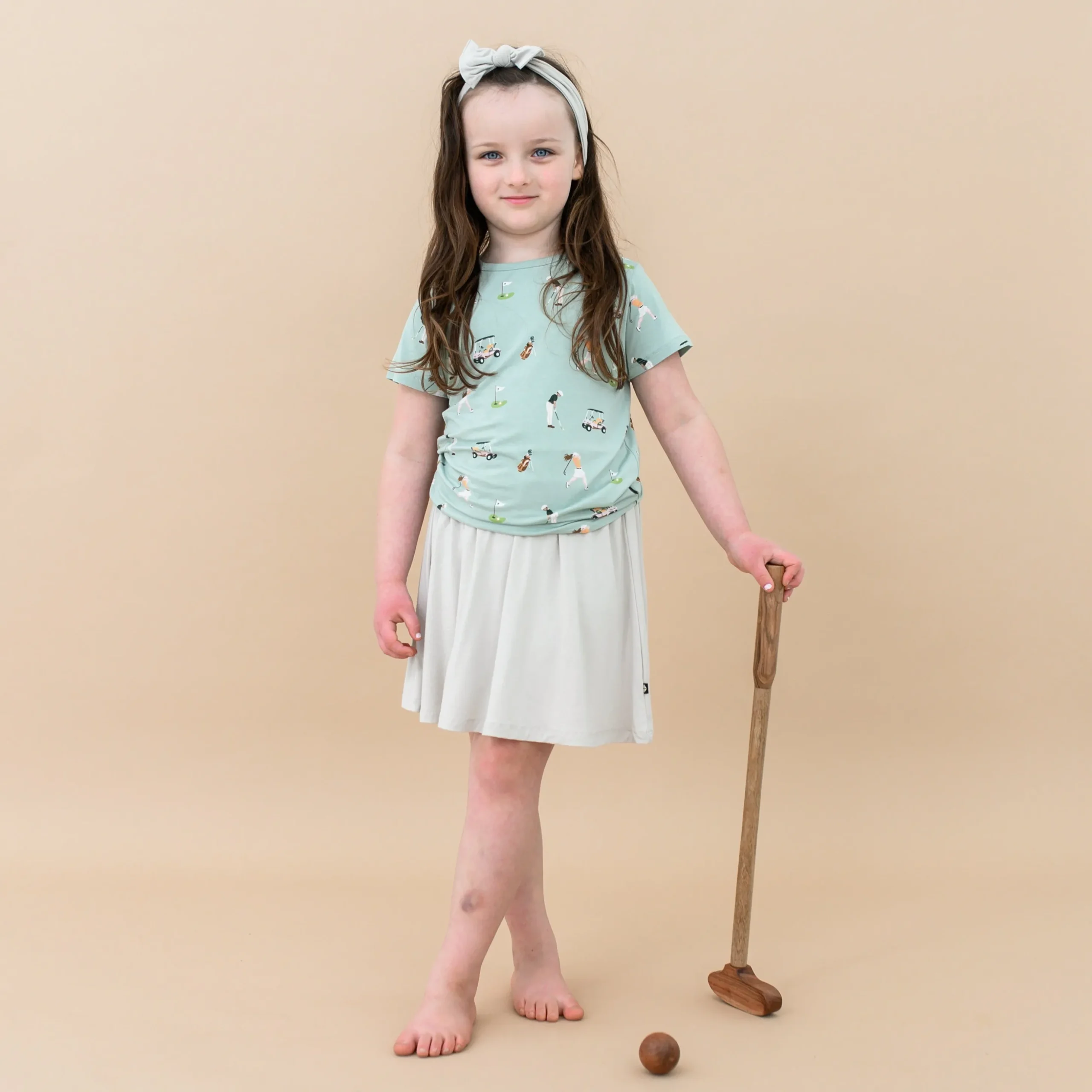 Toddler Basic Tee in Golf