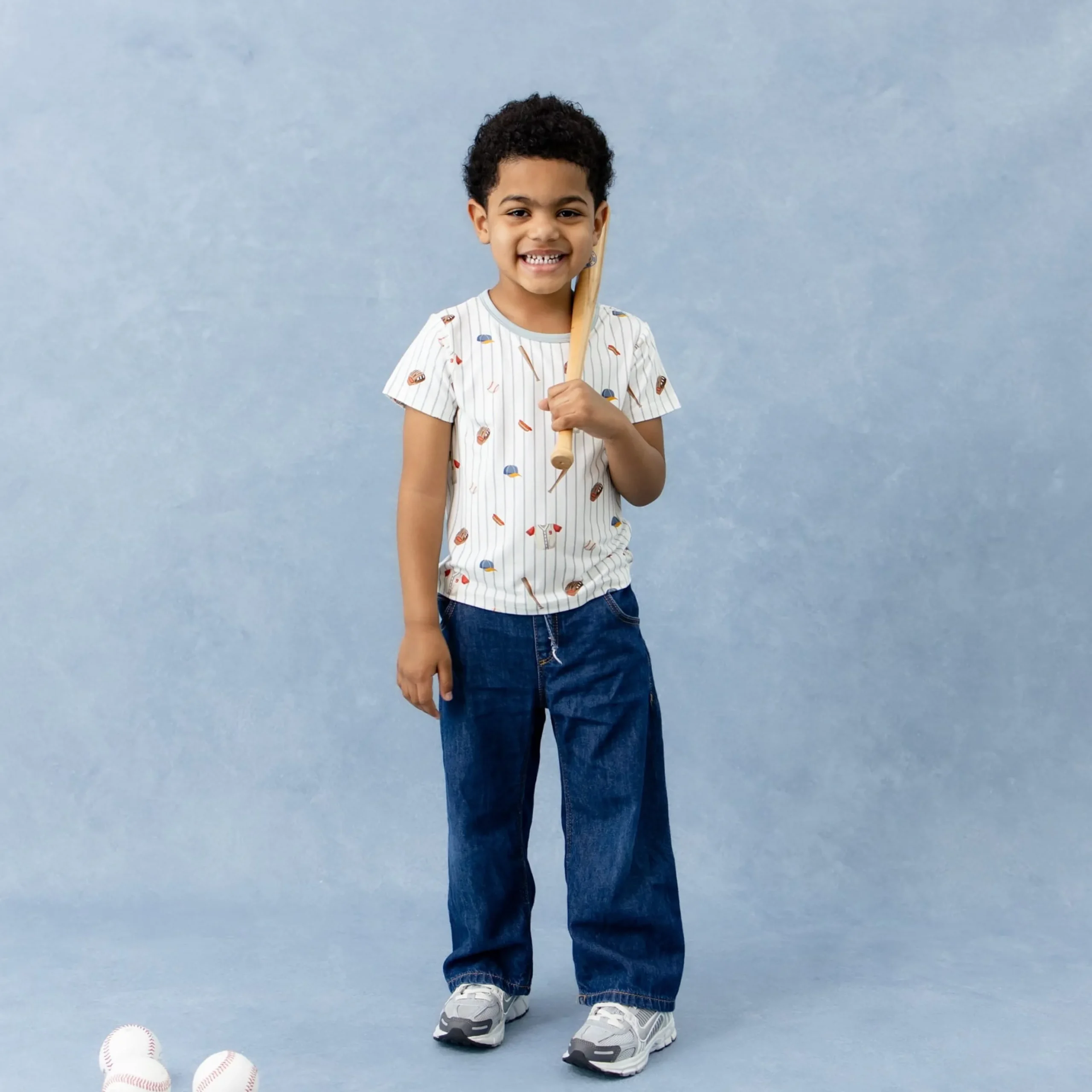 Toddler Basic Tee in Home Run