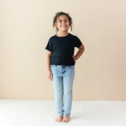 Toddler Basic Tee in Midnight