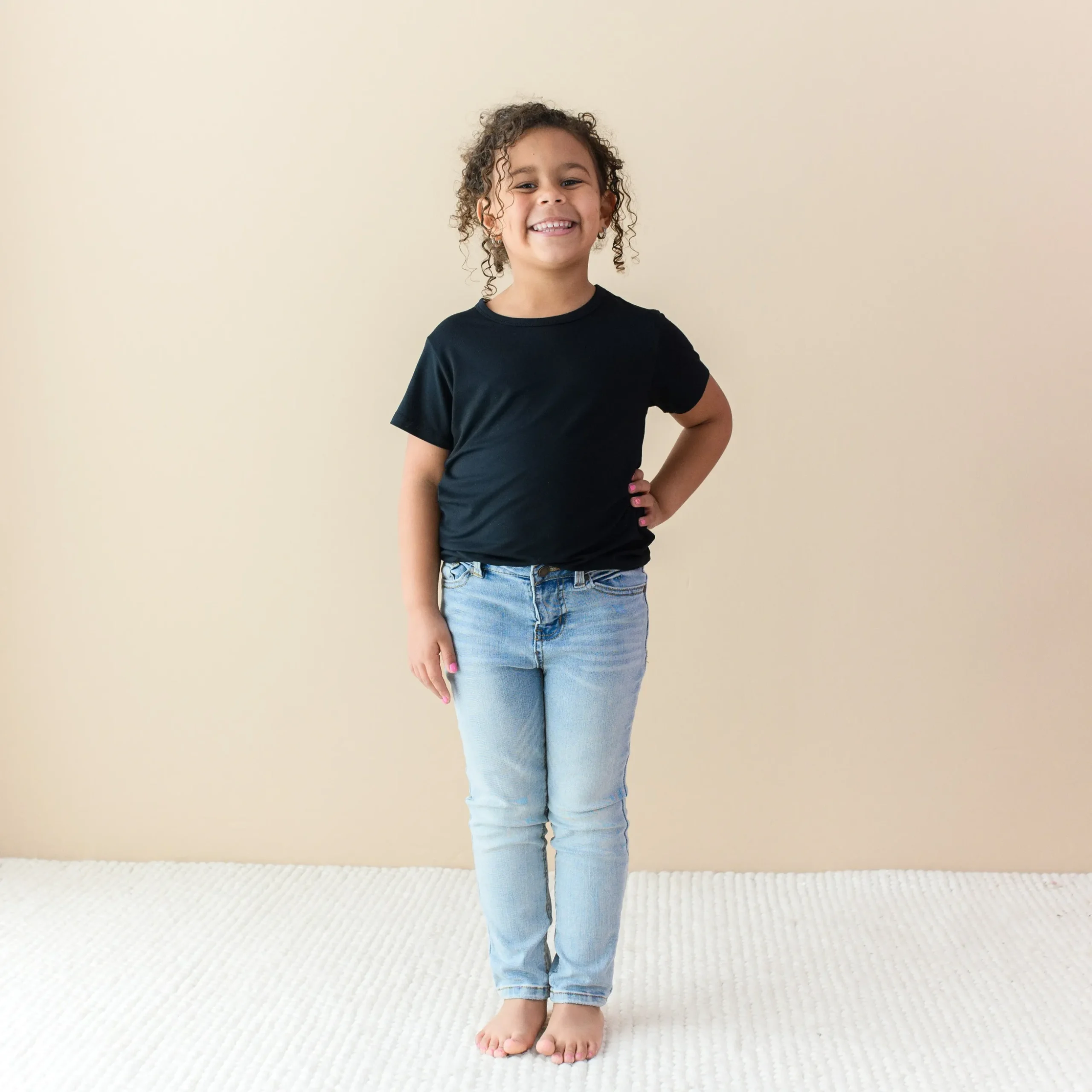 Toddler Basic Tee in Midnight