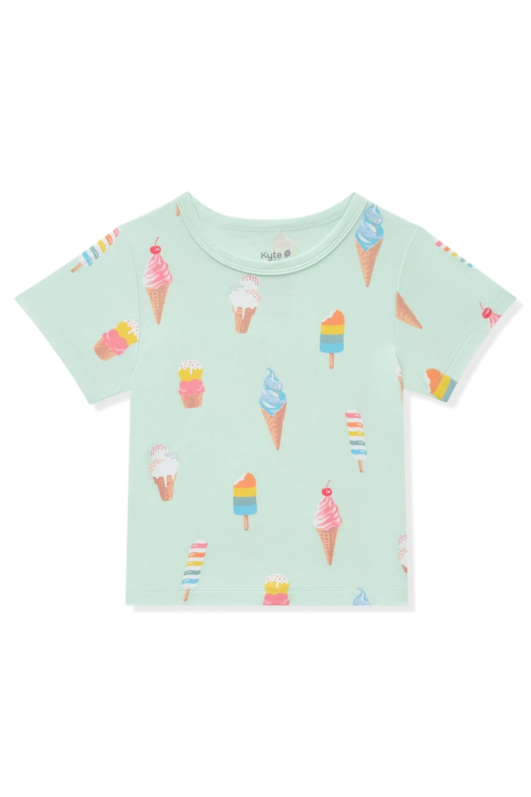 Toddler Basic Tee in Mint Ice Cream