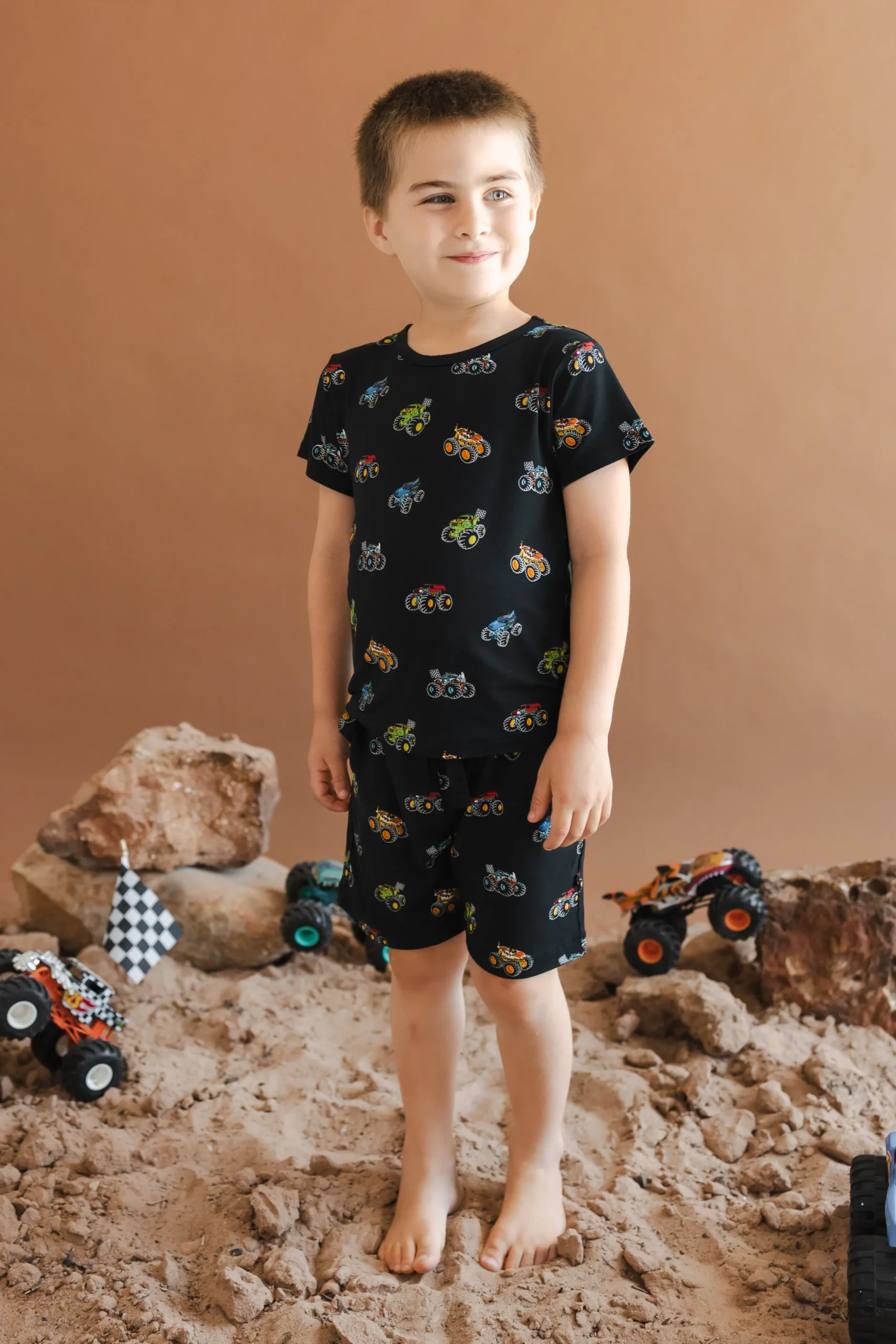 Toddler Basic Tee in Monster Truck