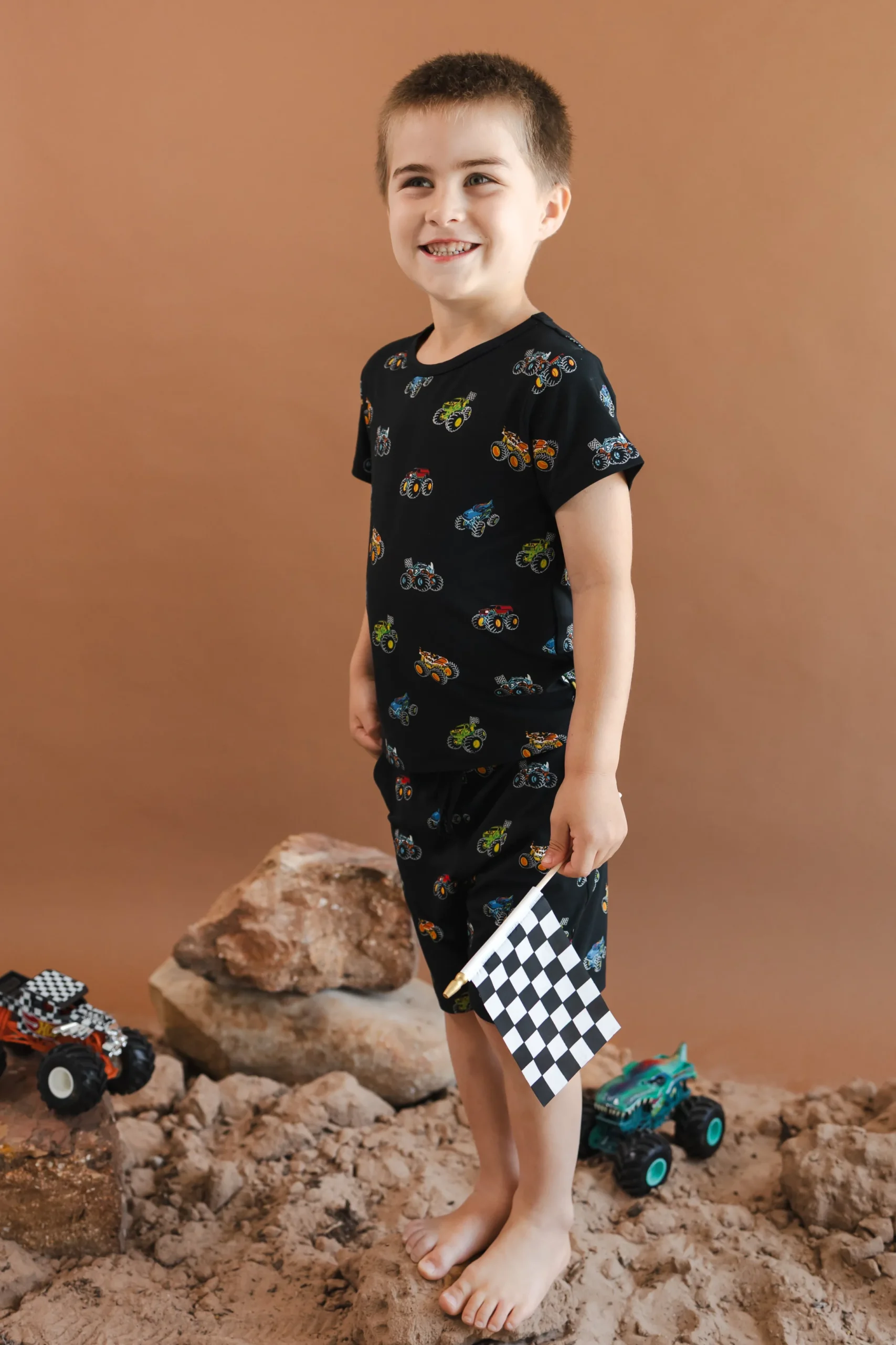 Toddler Basic Tee in Monster Truck