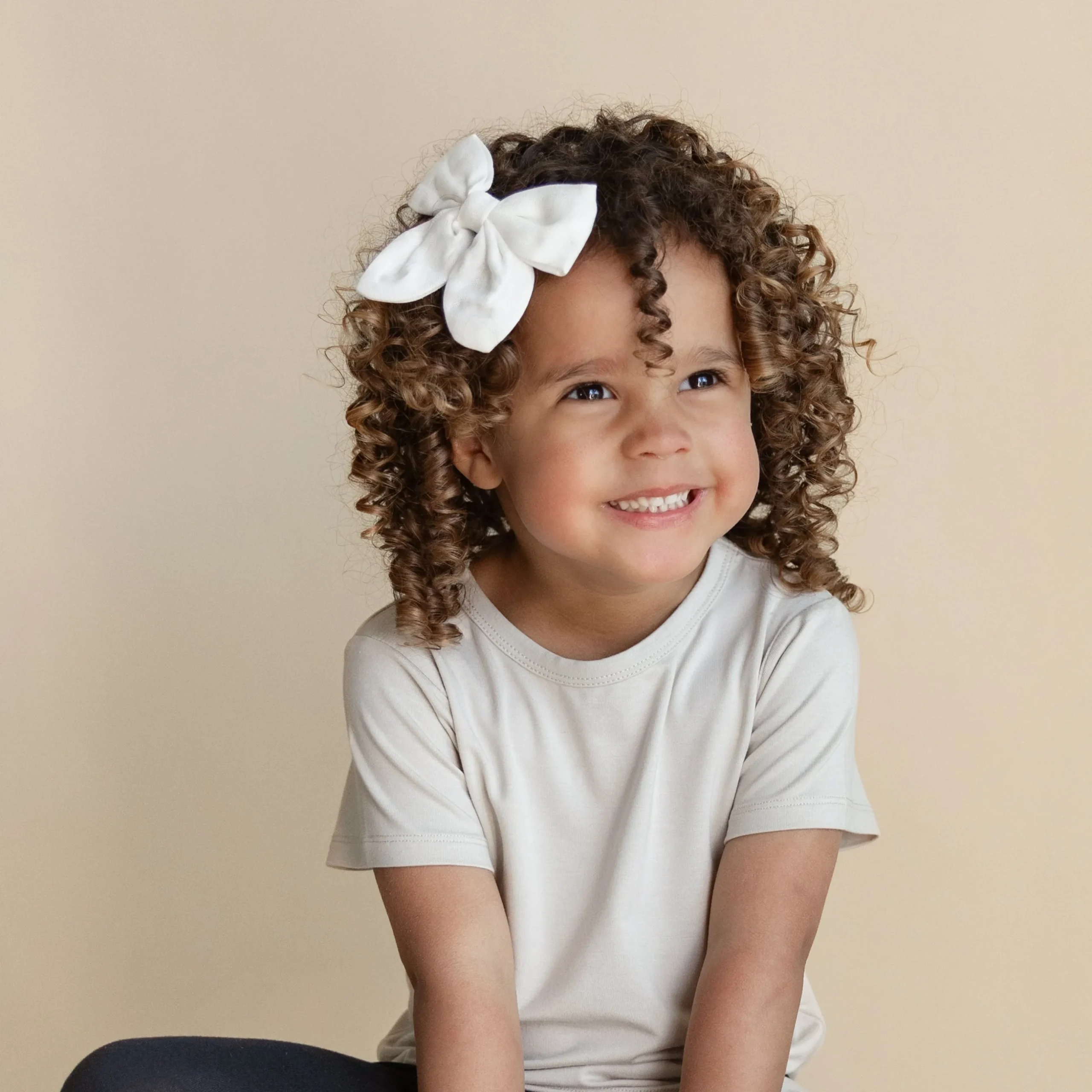 Toddler Basic Tee in Oat