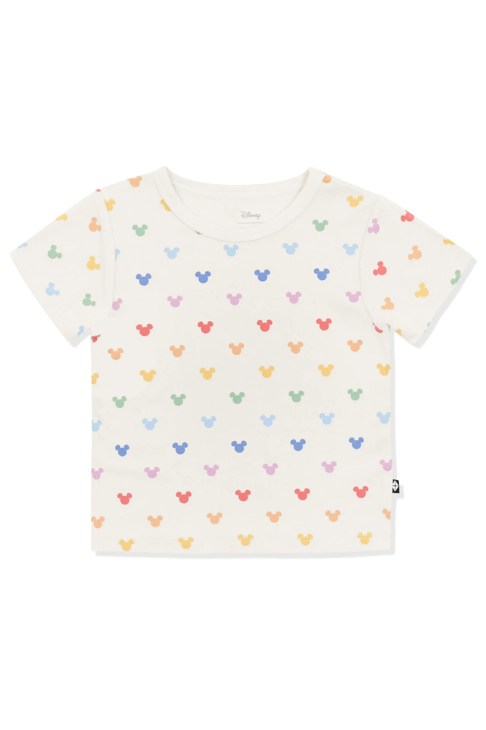 Toddler Basic Tee in Pastel Mickey Mouse