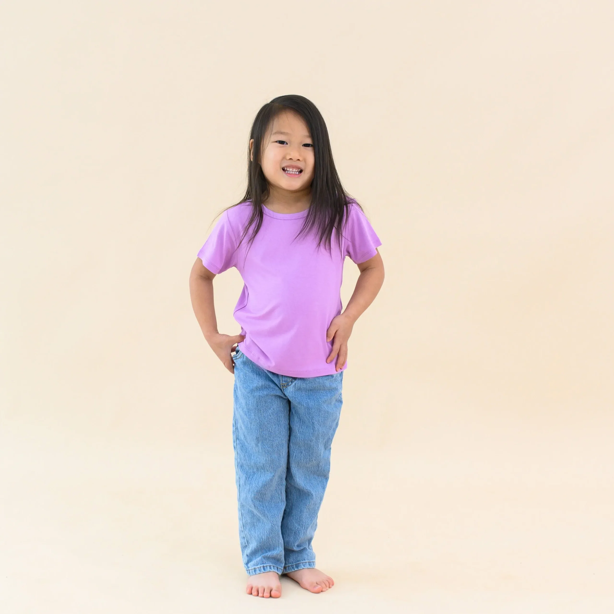 Toddler Basic Tee in Poi