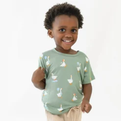 Toddler Basic Tee in Silly Goose