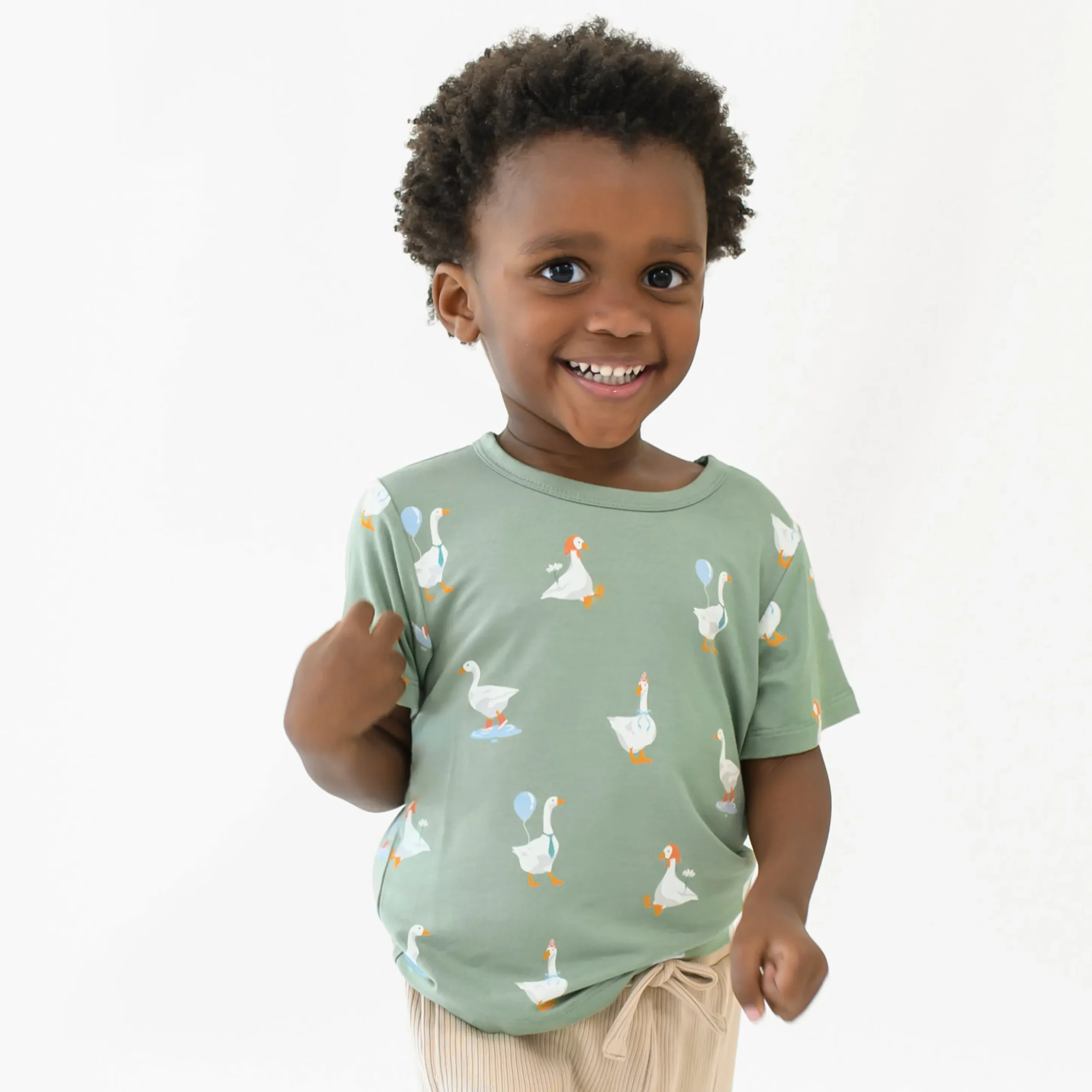 Toddler Basic Tee in Silly Goose