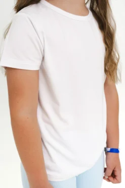 Toddler Basic Tee in Snow