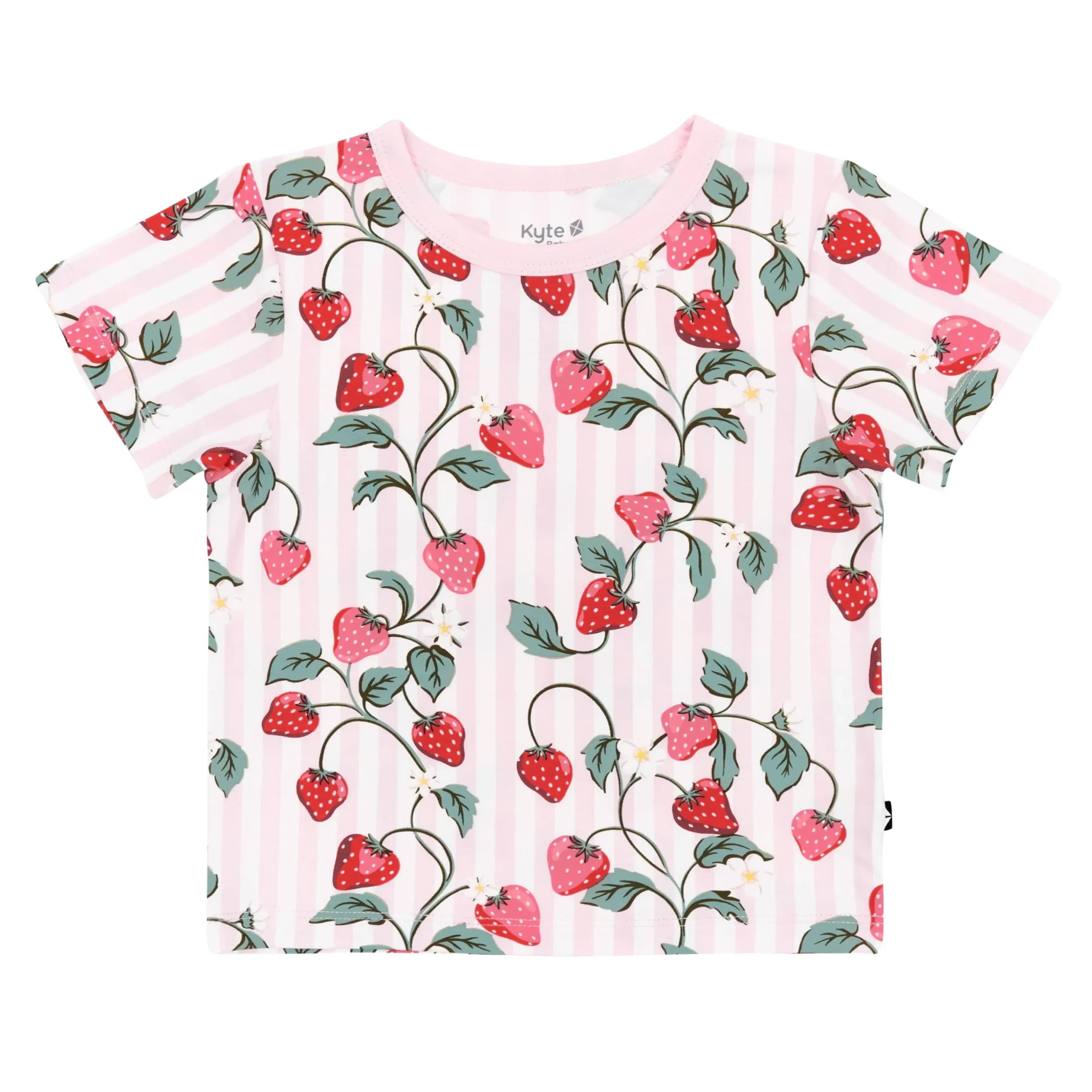 Toddler Basic Tee in Strawberry Fields