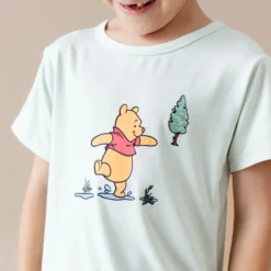 Toddler Basic Tee in Winnie the Pooh on Dew