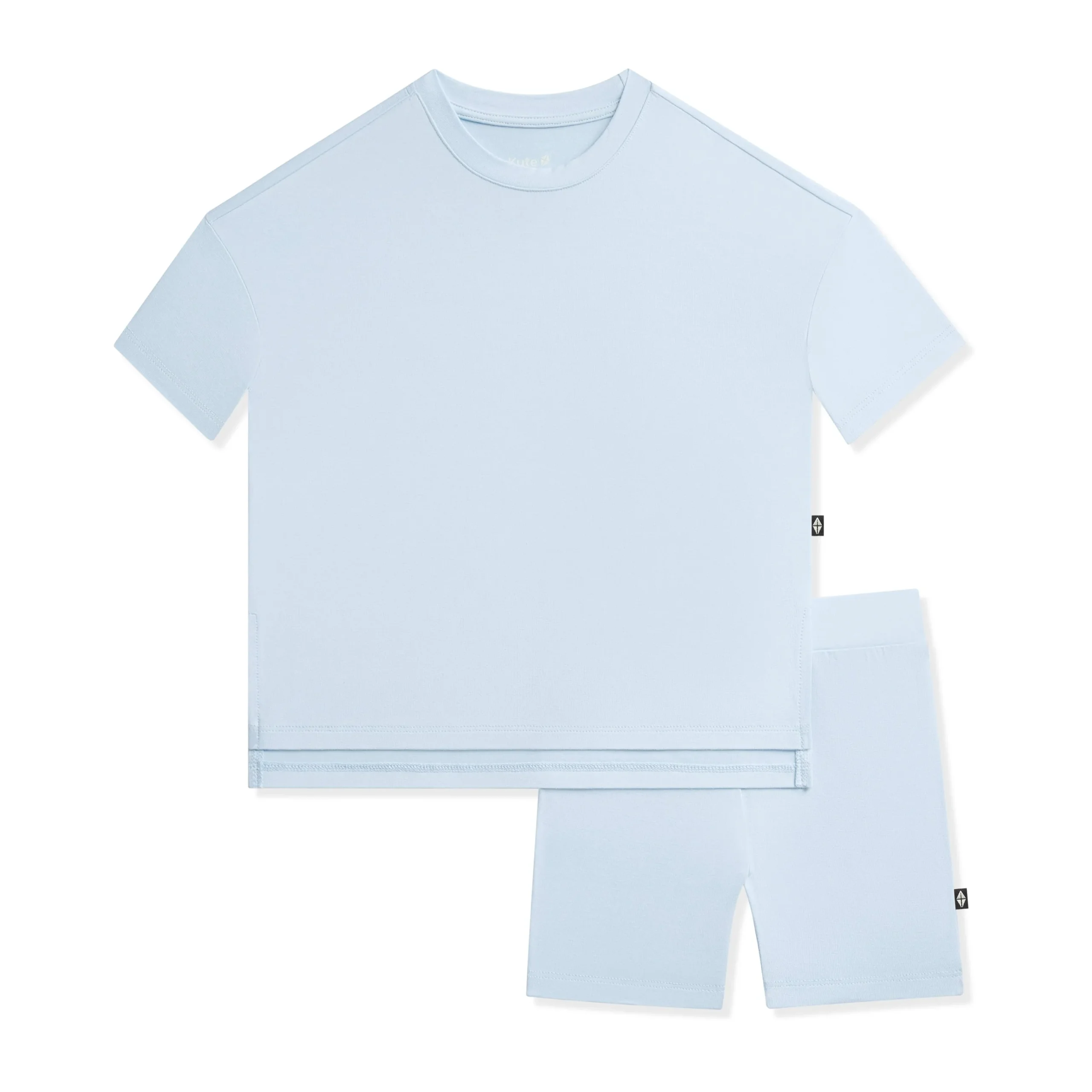 Toddler Biker Short Set in Breeze
