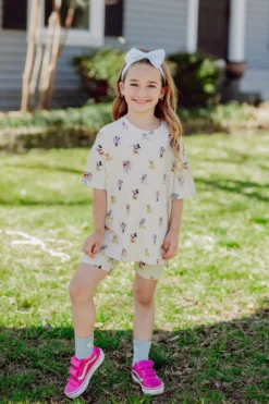 Toddler Biker Short Set in Mickey Mouse and Friends