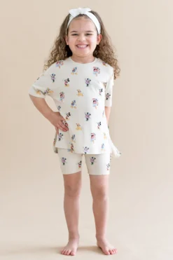 Toddler Biker Short Set in Mickey Mouse and Friends
