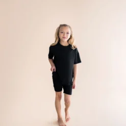 Toddler Biker Short Set in Midnight
