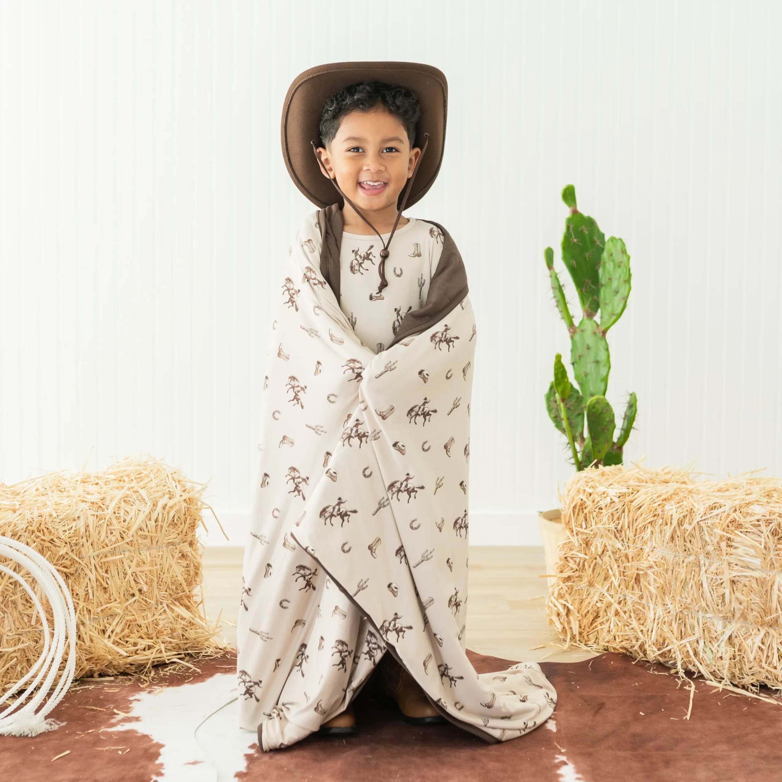 Toddler Blanket in Classic Cowboy 1.0