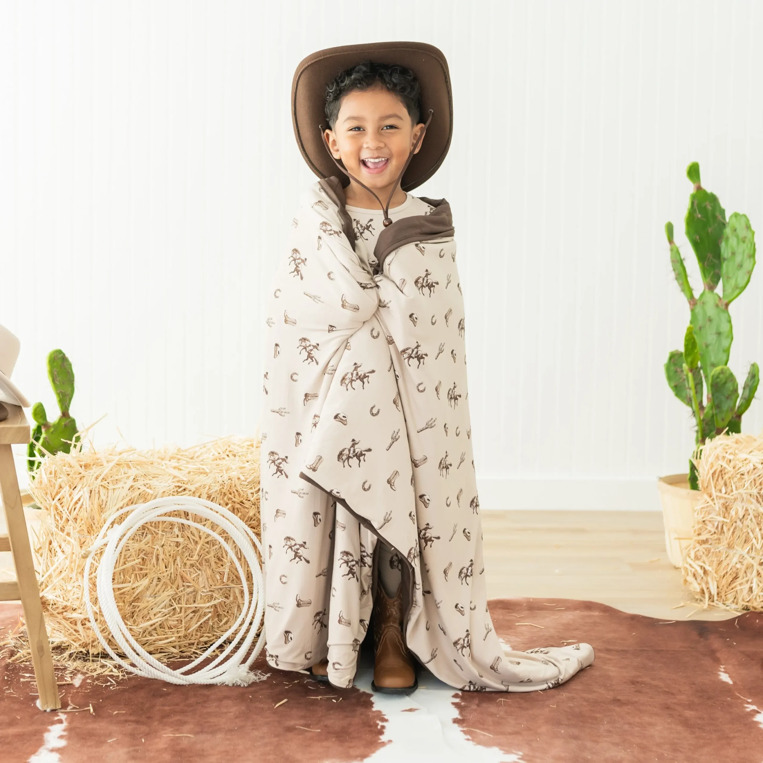 Toddler Blanket in Classic Cowboy 1.0