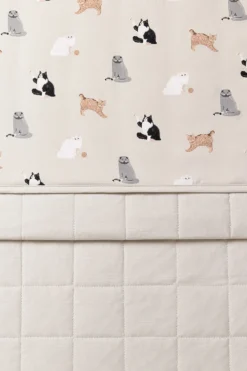 Toddler Blanket in Fluffy Cat 1.0
