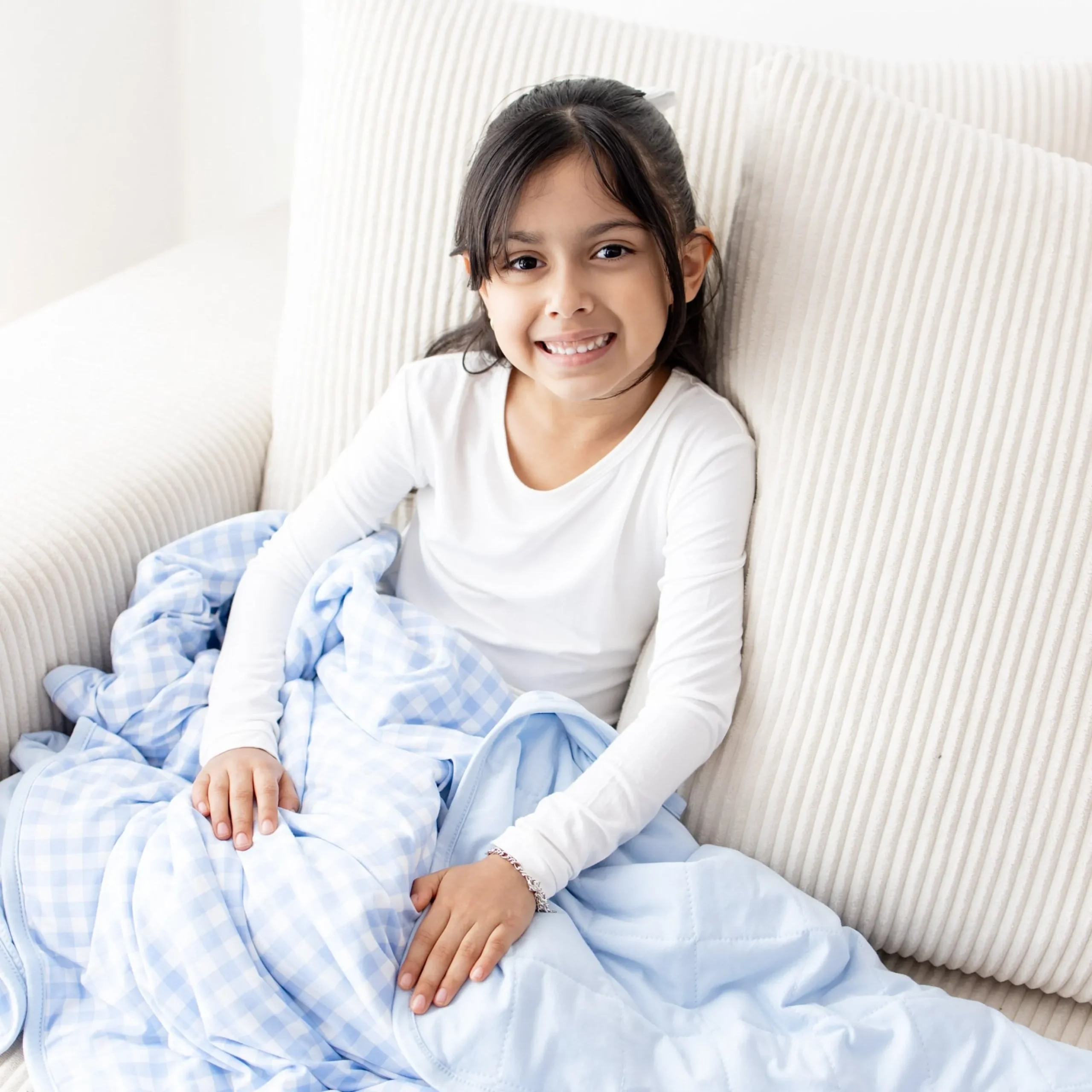 Toddler Blanket in Gingham Breeze 1.0