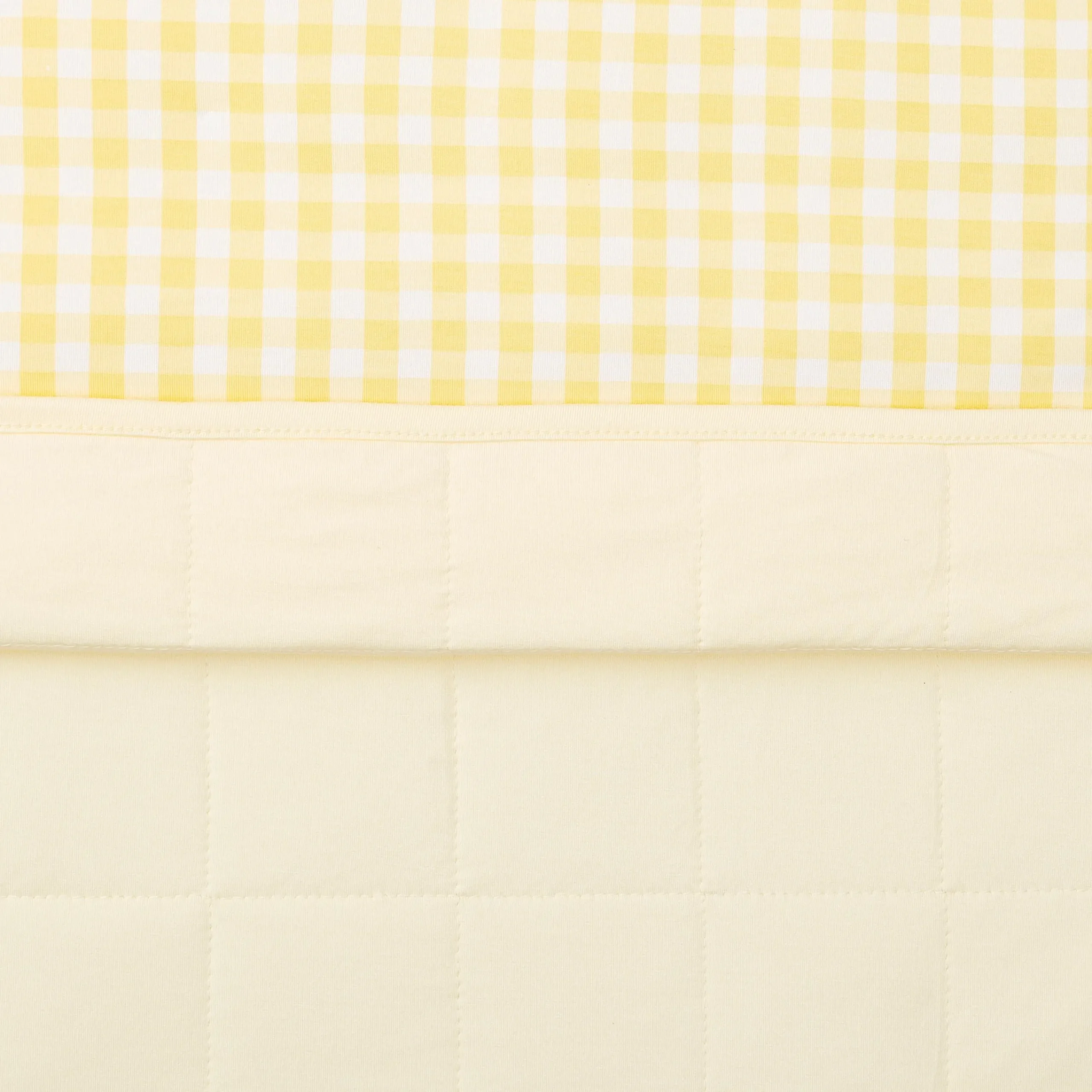 Toddler Blanket in Gingham Chamomile 1.0
