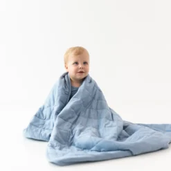 Toddler Blanket in Slate 2.5