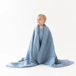 Toddler Blanket in Slate 1.0