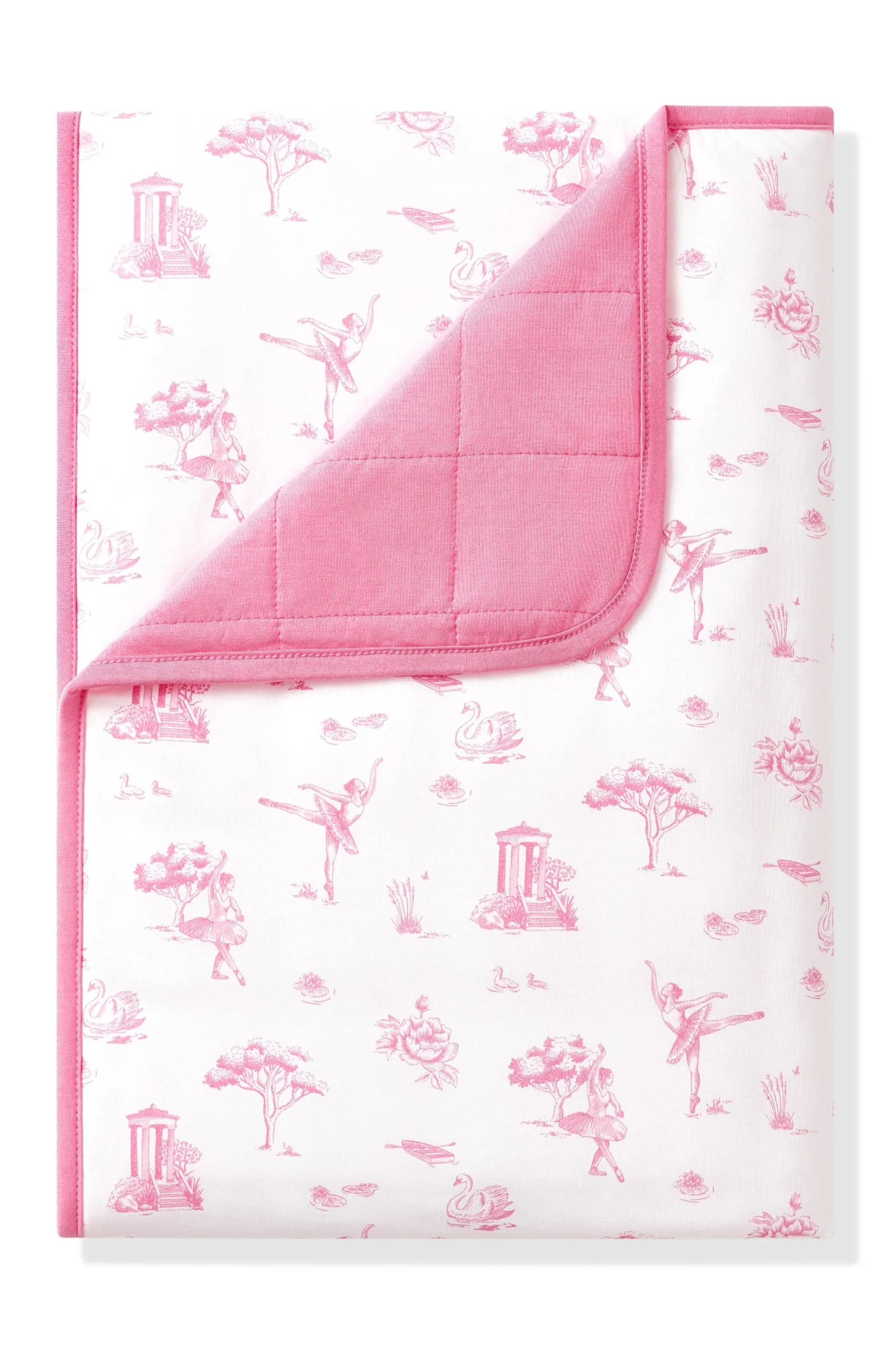 Toddler Blanket in Toile Ballet 1.0