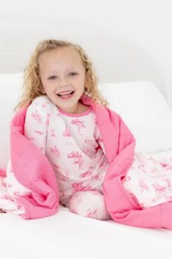 Toddler Blanket in Toile Ballet 1.0