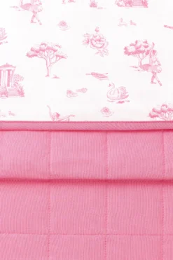 Toddler Blanket in Toile Ballet 1.0